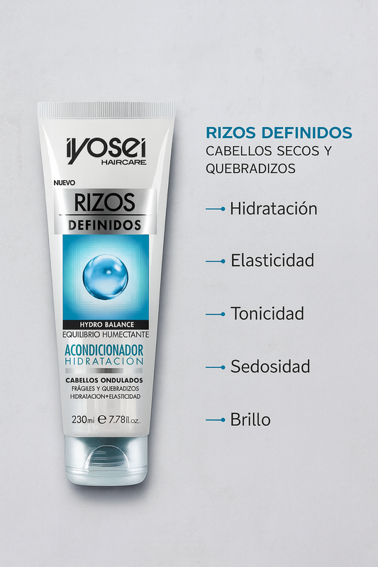 ACONDICIONADOR RIZOS DEFINIDOS-HIDRATACION CON COLÁGENO-230 ml IYOSEI