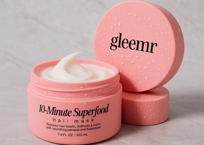 Mascarilla Capilar Gleemr 10-Minutos | Reparación & Brillo Instantáneo